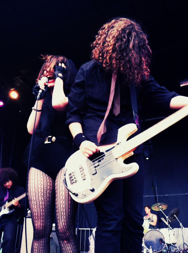 Schoolyard Heroes vocalist Ryann Donnelly and bassist Jonah Bergman thrilled fans at their Bumbershoot reunion show this summer.